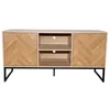Image de Buffet effet chevron 2 portes et 2 niches CHEVRON