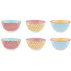 Image de Bol Pattern Ø12cm - 6 Pièces - Color
