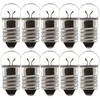 Image de 10x Ampoule Velo 6v 6w E10 A Visser Feu Dynamo Arriere Eclairage Solex Mobylette Vintage Maison Lampe Chandelier Mi