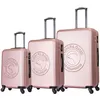 Image de Compagnie de Californie Compagnie De Californie - Ensemble de 3 valises à roulettes rose gold cc-t366 rose gold