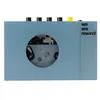Image de Lecteur de cassettes portable We are rewind Bluetooth Bleu et Argent