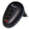 Image de HEDEN - CHARGEUR PRISE MURALE AVEC 4 PORTS USB DONT 1 SUPER-RAPIDE POUR LA MAISON OU/ET DE VOYAGE