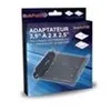 Image de MaxInPower - Adaptateur pour baie de stockage - 3.5" to 2 x 2.5" - noir métallisé