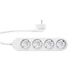 Image de Shelly S4PL-00416EU - Gen 4 - unité de distribution d'alimentation - 220 - 240 V - 3680 watt - Wi-Fi, Bluetooth - entrée : power CEE 7/7 - connecteurs de sortie : 4 (power CEE 7/3) - 1.5 m cordon - blanc