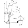 Image de Mitigeur lavabo CERAFLEX avec bonde en mÃ©tal, 5 l/min chromÃ© IDEAL STANDARD