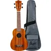 Image de Flight Natural Series Nus250 Acacia Ukulélé Soprano Avec Housse