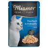 Image de 6x100g Miamor Filets fins en gelée thon, gelée de crabe - Pâtée pour chat