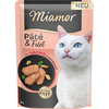 Image de 10x85g Miamor Pâté & Filet de saumon nourriture pour chats humide