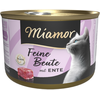 Image de 12 x 185g canard Miamor Proies fines nourriture humide pour chats
