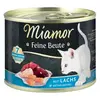 Image de 12 x 185g saumon Miamor Proies fines nourriture humide pour chats