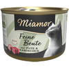 Image de 12 x 185g dinde, lapin Miamor Proies fines nourriture humide pour chats