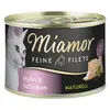Image de 6x156g Miamor Filets fins nature poulet & jambon nourriture pour chat humide
