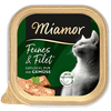 Image de 16x 100g Miamor Délicatesse & Filet Volaille Pure & Légumes nourriture pour chat humide