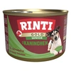 Image de 12x185g RINTI Gold Senior lapin - Pâtée pour chien