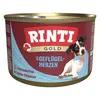 Image de RINTI Gold 12 x 185 g pour chien - coeurs de volaille