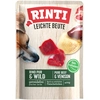 Image de 10x400 g RINTI plaisir léger boeuf pur et gibier nourriture humide pour chien