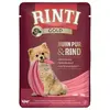 Image de 10x100g RINTI Gold pur poulet, boeuf nourriture humide pour chien