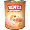 Image de RINTI Viande Pure 6 x 800 g pour chien - pur poulet