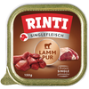 Image de RINTI Viande pure 10 x 150 g pour chien - pur agneau