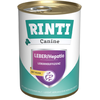 Image de 12x400g RINTI Canine foie/hépatique au poulet nourriture pour chiens humide