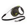 Image de Flexi Laisse Black Design M Cord 5m Black/ Green Flexi Fu22c5-251-S-Cg