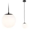 Image de Selection Bathroom Luminaire En Suspension Led Gove Ip44 3000k 900lm 9w Noir Mat, SatinÃ©