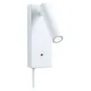 Image de Applique Led 3-Step-Dim Hulda Usb C 3000k 130lm 230v 2,5w Gradable Blanc DÃ©poli