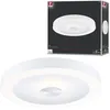Image de Pla Volea D.400mm 4w/18,5w 500lm/2400lm 3000k Grad Bl ArgentÃ© Ip44