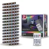 Image de Paulmann Strip Led Intégré Dimmable Autocollant Dynamic Rainbow Rgb Paulmann 14 5w Blanc Mat L.5m X H.0 2 X P.0 2cm