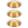 Image de Paulmann Cole Spot Led, DorÃ©-Blanc, Lot De 3