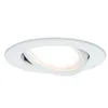 Image de Paulmann - Spot Led Coin Nova Orientable Ã Encastrer Blanc 6,5w - Blanc