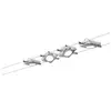 Image de Kit complet comprenant 4 spots macled sur câbles - 4x4w - 2700°k - 200lm - chrome mat - non dimmable
