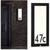 Image de Paulmann Panneau Ext 230v 20*60cm N° Maison Ip44 10w 800lm Détect Mouv Anthracite
