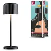 Image de Paulmann Ext Solaire Lampe À Poser Else 2,5w Usb-C 250lm 2700k Gradable Noir Ip44