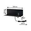 Image de Applique Murale E27 Max.40w Usbc MÃ©tal Blanc - Devara Paulmann