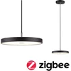 Image de Paulmann Luminaire En Suspension Led Smart Home Zigbee 3.0 Hildor 2700k 1000lm 17w Noir Mat Gradable