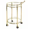 Image de Paris Prix - Desserte De Cuisine Design laitonné 79cm Or