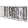Image de Etagère murale en bois structure blanc essuyé sur fond texte L76cm WHITSTABLE