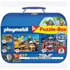 Image de Puzzle Schmidt - Playmobil, 2x60 + 2x100 pièces, boîte métal