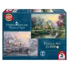 Image de Puzzle Lamplight Manour/Hiver ... Lamplight Manour, 2x1000 pcs