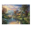 Image de Puzzle 500 pièces - Thomas Kinkade : Nature'S Paradise, boîte en métal