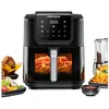 Image de Rommelsbacher FRH 1700 friteuse Unique 8 L Autonome 1700 W Friteuse d'air chaud Noir, Acier inoxydable