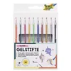Image de folia Stylo gel GLITTER, couleurs assorties, étui de 10