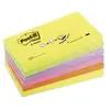 Image de Post-it - Recharge Z-Notes Bloc de 100 feuilles 76x127mm Néon assortis - Lot de 6 blocs