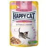 Image de Happy Cat Meat en sauce 24 x 85 g pour chat - Kitten volaille fermière