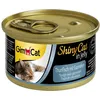 Image de GimCat 6x70g Shinycat Thon, Crevettes En Gelée Gimcat - Nourriture Pour Chat