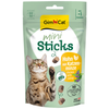 Image de GimCat Mini Sticks pour chat - poulet, menthe à chat (50 g)
