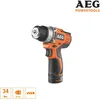 Image de AEG Perceuse-visseuse AEG 12V Prolithium-ion - 2 batteries 2.0Ah - 1 chargeur 40mins - BS12C2 LI-202B