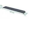 Image de Leitz Ergo - Repose-poignet pour clavier - adjustable - gris foncé