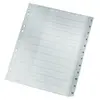 Image de Intercalaires en plastique numériques a4 large 1-12 gris leitz 12820000